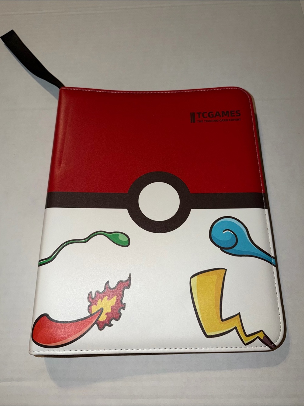 Tcgames 3 Ring Card Binder Collector's Card Album Red Starters